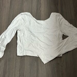 White Long Sleeve Women's Top